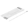 Nippusidelajitelma, Rst, 7x200mm, 10kpl - Kiinnikkeet ja ruuvit - 4048769052720 - 1