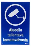 Opaste Alueella tallentava kameravalvonta - Opaste- ja varoituskyltit - 6410412473820 - 1