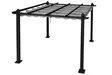 Pergola Perugia 3 x 3 m PE-katteella - Paviljongit ja pergolat - 6410416059730 - 2