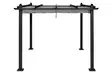 Pergola Perugia 3 x 3 m PE-katteella - Paviljongit ja pergolat - 6410416059730 - 1