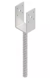 Pilarikenk=C3=A4 U-tyyppi 50 x 40 x 90 mm - Naulauslevyt ja kulmaraudat - 4741280735010 - 1