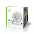Pöytätuuletin | USB Virta | Halkaisija: 100 mm | 3 W | 1 nopeusasetus | Valkoinen - Tuulettimet ja ilmastointilaitteet - 5412810291090 - 67