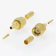 SMA-liitin | Suora | Uros | Kullattu | 50 Ohm | Puristettava | Kaapelin läpitulomitta: 2.55 mm | Metalli | Kulta | 2 kpl | Laatikko - Nedis tuotteet - 5412810425600 - 40