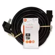 Sähköjohto | Suko Uros | IEC-320-C13 | Kulma | Suora | Niklattu | 5.00 m | Pyöreä | PVC | Musta | Label - Virtakaapelit ja liittimet - 5412810425020 - 66