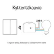 Langaton sein=C3=A4katkaisija 2-osa kinetec - Pistorasiat ja kytkimet - 6438152070130 - 3
