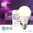 SmartLife RGB Lamppu | E27 | 806 lm | 9 W | Lämpimästä kylmään valkoiseen / RGB | 2700 - 6500 K | Android / IOS | polttimo | 1 kpl - Valonlähteet - 5412810335480 - 5