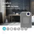 SmartLife keraaminen PTC-tuuletinlämmitin | 1800 W | 3 Lämpöasetusta | Oskillaatio | Näyttö | 15 - 35 °C | Android / IOS | Valkoinen - Lämmitys - 5412810274000 - 5