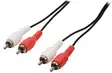 Stereo RCA-äänikaapeli 2x RCA uros - 2x RCA uros 5 m musta - Nedis tuotteet - VLAB24200B50 - 2