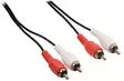 Stereo RCA-äänikaapeli 2x RCA uros - 2x RCA uros 5 m musta - Nedis tuotteet - VLAB24200B50 - 3