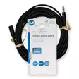Stereoäänikaapeli | 3.5 mm uros | 3.5 mm naaras | Niklattu | 5.00 m | Pyöreä | Musta | Label - Audiokaapelit - 5412810420070 - 66