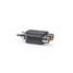 Subwoofer adapteri | RCA Uros | 2x RCA Naaras | Niklattu | Suora | ABS-Muovi | Musta | 1 kpl | Laatikko - Audioadapterit - 5412810288410 - 3