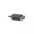 Subwoofer adapteri | RCA Uros | 2x RCA Naaras | Niklattu | Suora | ABS-Muovi | Musta | 1 kpl | Laatikko - Audioadapterit - 5412810288410 - 40