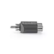 Subwoofer adapteri | RCA Uros | 2x RCA Naaras | Niklattu | Suora | ABS-Muovi | Musta | 1 kpl | Laatikko - Audioadapterit - 5412810288410 - 10