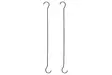 Tarmo Ripustuskoukku musta 60 cm 2 kpl - Koukut ja ripustimet - 6410413305410 - 1