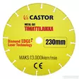 Timantti metallilaikka 230 mm - Laikat kulmahiomakoneeseen - 6438168103600 - 1