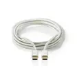 USB kaapeli | USB 3.2 Gen 1 | USB-C Uros | USB-C Uros | 60 W | 4K@60Hz | 5 Gbps | Kullattu | 1.00 m | Pyöreä | Nailon / Punottu | Alumiini | Laatikko kannella ja ikkunalla - Tietokone ja verkko - 5412810262830 - 10