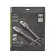 Ultra High Speed HDMI -kaapeli | HDMI liitin | HDMI liitin | 8K@60Hz | 48 Gbps | 3.00 m | Pyöreä | 6.7 mm | Gun Metal Harmaa | Laatikko kannella ja ikkunalla - HDMI-kaapelit - 5412810336210 - 66