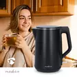 Vedenkeitin | 1.5 l | Muovi | Musta | Pyörivä 360 astetta | Piilotettu lämmityselementti | Strix® ohjain | Tyhjäksi kiehumisen suoja - Kahvinkeittimet ja vedenkeittimet - 5412810447640 - 5