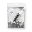 XLR adapteri | XLR 3-Pin naaras | XLR 3-Pin naaras | Niklattu | Suora | Metalli | Musta | 1 kpl | Muovipussi - Audioadapterit - 5412810296200 - 72