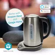 SmartLife Vedenkeitin | Wi-Fi | 1.7 l | Ruostumaton Teräs | 70,80,90,100 °C | Lämpötilan indikaattori | Pyörivä 360 astetta | Piilotettu lämmityselementti | Strix® ohjain | Android / IOS - Kahvinkeittimet ja vedenkeittimet - 5412810448210 - 51