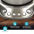 SmartLife Vedenkeitin | Wi-Fi | 1.7 l | Ruostumaton Teräs | 70,80,90,100 °C | Lämpötilan indikaattori | Pyörivä 360 astetta | Piilotettu lämmityselementti | Strix® ohjain | Android / IOS - Kahvinkeittimet ja vedenkeittimet - 5412810448210 - 54