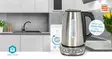 SmartLife Vedenkeitin | Wi-Fi | 1.7 l | Ruostumaton Teräs | 70,80,90,100 °C | Lämpötilan indikaattori | Pyörivä 360 astetta | Piilotettu lämmityselementti | Strix® ohjain | Android / IOS - Kahvinkeittimet ja vedenkeittimet - 5412810448210 - 90