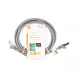 Cat 8.1 verkkokaapeli | S/FTP | RJ45 uros | RJ45 uros | 2.00 m | Pyöreä | LSZH | Harmaa | Label - Tietokone ja verkko - 5412810452910 - 66