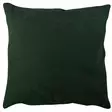 Tyyny, tummanvihreä, 43 x 43 cm, kestävä, helppohoitoinen - Tyynyt ja peitot - 8681181127230 - 1