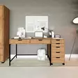 Atlantic Pine -työpöytä, 160x77,4x55 cm, 100% melamiinipinnoitettu lastulevy, 18 mm, 3 pakettia, kestävä ja tyylikäs - - 19-19-8684283109920 - 2