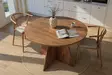 Atlantic Pine Ruokapöytä - 100% Melamiinipinnoitettu Lastulevy, 120x75x120 cm, Elegantti ja Kestävä Design - - 19-19-8684283911400 - 3