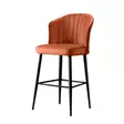 Bar Stool Setti 4 kpl - Tyylikäs ja Kestävä Kaluste - Laadukas Melamiinipinnoitettu Lastulevy - Laadukas Polyesterikangas - Baarijakkarat - 8683742879800 - 4