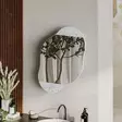 Carrara Kylpyhuonekaappi - 100% Melamiinipinnoitettu - 60x75x13 cm - Piilotettu Kiinnitys - Peili 4 mm - Pehmeästi Sulkeutuvat Saranat - Kylpyhuonekalusteet - 8684282586920 - 3