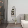 Cheval Peili - Läpinäkyvä 100% MDF, Ekologinen Flotal-E, 40x120x2,2 cm, Kiinnitettävä Seinäpeili, Yksi Paketti - Peilit - 8684282429630 - 2