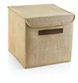 Huopasäilytyslaatikko, vaaleanruskea, 30 cm x 30 cm x 30 cm, kestävä, ympäristöystävällinen, helppo puhdistaa - Muovilaatikot ja säilytyslaatikot - 8684282555100 - 1