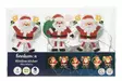 Ikkunatarra Joulupukit 6kpl led - Valokoristeet ja valohahmot - 6410416497280 - 6