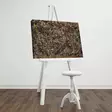 Jackson Pollock No. 5 - Monivärinen 100% Mokkanahkainen Taulu 45x70 cm, 100% Puinen Kehys 3 cm - Seinäkoriste - Taulut ja kehykset - 8681875399240 - 3