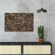 Jackson Pollock No. 5 - Monivärinen 100% Mokkanahkainen Taulu 45x70 cm, 100% Puinen Kehys 3 cm - Seinäkoriste - Taulut ja kehykset - 8681875399240 - 2