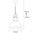 Kattokruunu, antiikki, 31 cm, 85 cm, kestävä, tyylikäs, monipuolinen - Katto- ja seinävalaisimet - 8681875467840 - 3