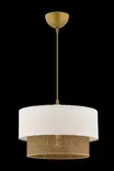 Kattokruunu, valkoinen, 65 cm korkea, CE-sertifioitu, kestävä - Katto- ja seinävalaisimet - 8684283467150 - 4