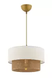 Kattokruunu, valkoinen, 65 cm korkea, CE-sertifioitu, kestävä - Katto- ja seinävalaisimet - 8684283467150 - 3