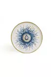 Keraaminen Jälkiruokalautasetti 22 cm (6 kpl) - Antibakteerinen, Helppo Puhdistaa, Ekologinen, Valkoinen/Sininen/Oranssi - Lautaset - 8684283355860 - 8