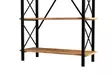 Kirjahylly, atlantic pine black, Leveys 100 cm, kestävä, tyylikäs - Kirjahyllyt - 8682870972070 - 10