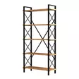 Kirjahylly, atlantic pine black, Leveys 100 cm, kestävä, tyylikäs - Kirjahyllyt - 8682870972070 - 7