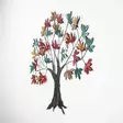 Koristeellinen metallinen seinäkoriste, monivärinen, 115 x 94 x 4 cm, ainutlaatuinen, kestävä - Koristeet, koriste-esineet - 8683342852760 - 7