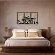 Koristeellinen Metallinen Seinäkoriste, Musta, 100% Metalli, 1,5 mm, 40 x 69 cm, 3-osainen, Helppo Asennus - Koristeet, koriste-esineet - 8683342941310 - 4