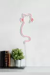 Koristeellinen Muovinen LED-valaistus, Joustavat Neon-nauhat, IP67 Vesitiivis, 22x48x2 cm, Vaaleanpunainen, DC 12V - Valokoristeet ja valohahmot - 8682870288690 - 6