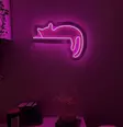 Koristeellinen Muovinen LED-valaistus, Joustavat Neon-nauhat, IP67 Vesitiivis, 46x31x2 cm, Vaaleanpunainen, DC 12V - Valokoristeet ja valohahmot - 8684283983490 - 2