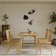 Koristeellinen Musta Metalli Seinäkoriste - 100% Metalli, 1mm Paksuus, Koot: 21x26, 24x26, 20x31 cm - Koristeet, koriste-esineet - 8683342941150 - 4