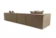Kulmasohva, ruskea, 350 cm x 65 cm x 190 cm, kestävä, mukava, tilava - Sohvat - 8684282438380 - 11