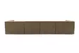 Kulmasohva, ruskea, 350 cm x 65 cm x 190 cm, kestävä, mukava, tilava - Sohvat - 8684282438380 - 12